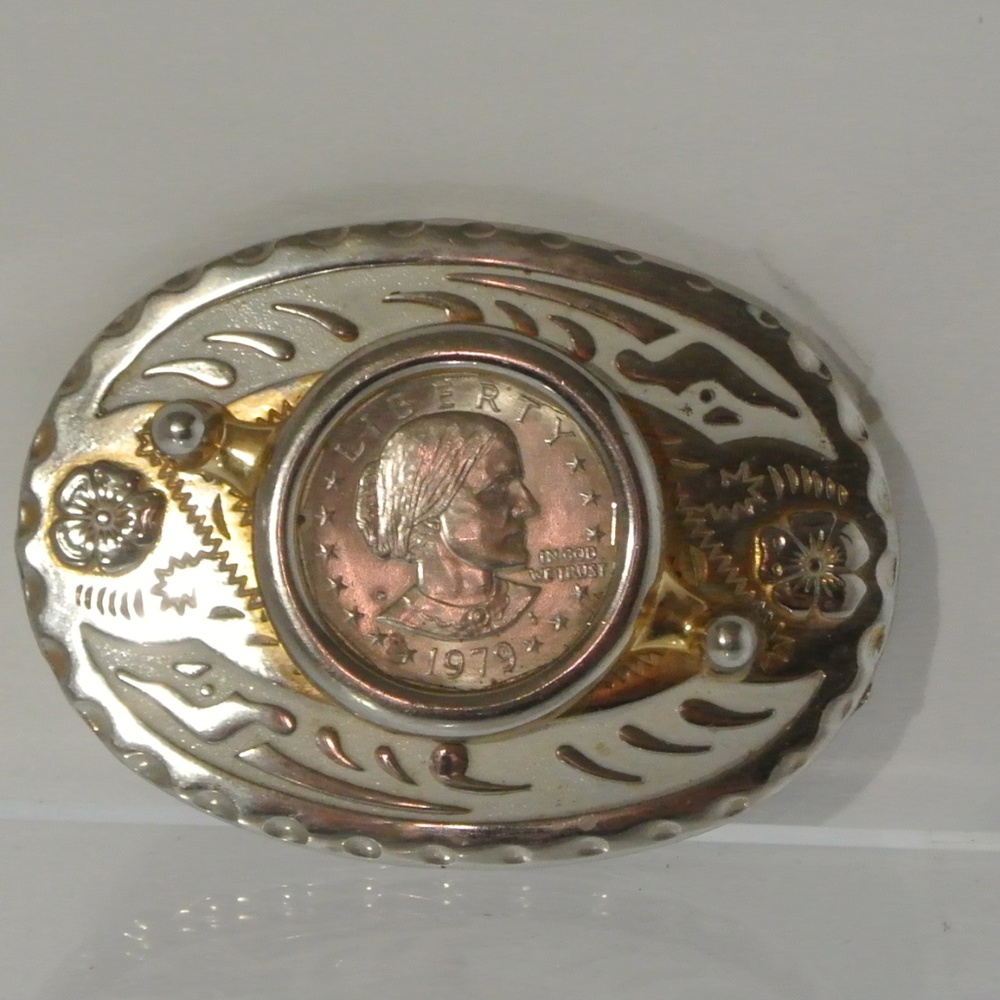 susan b anthony coin Belt Buckle